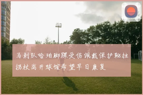 马刺队哈珀脚踝受伤佩戴保护靴拄拐杖离开球馆希望早日康复
